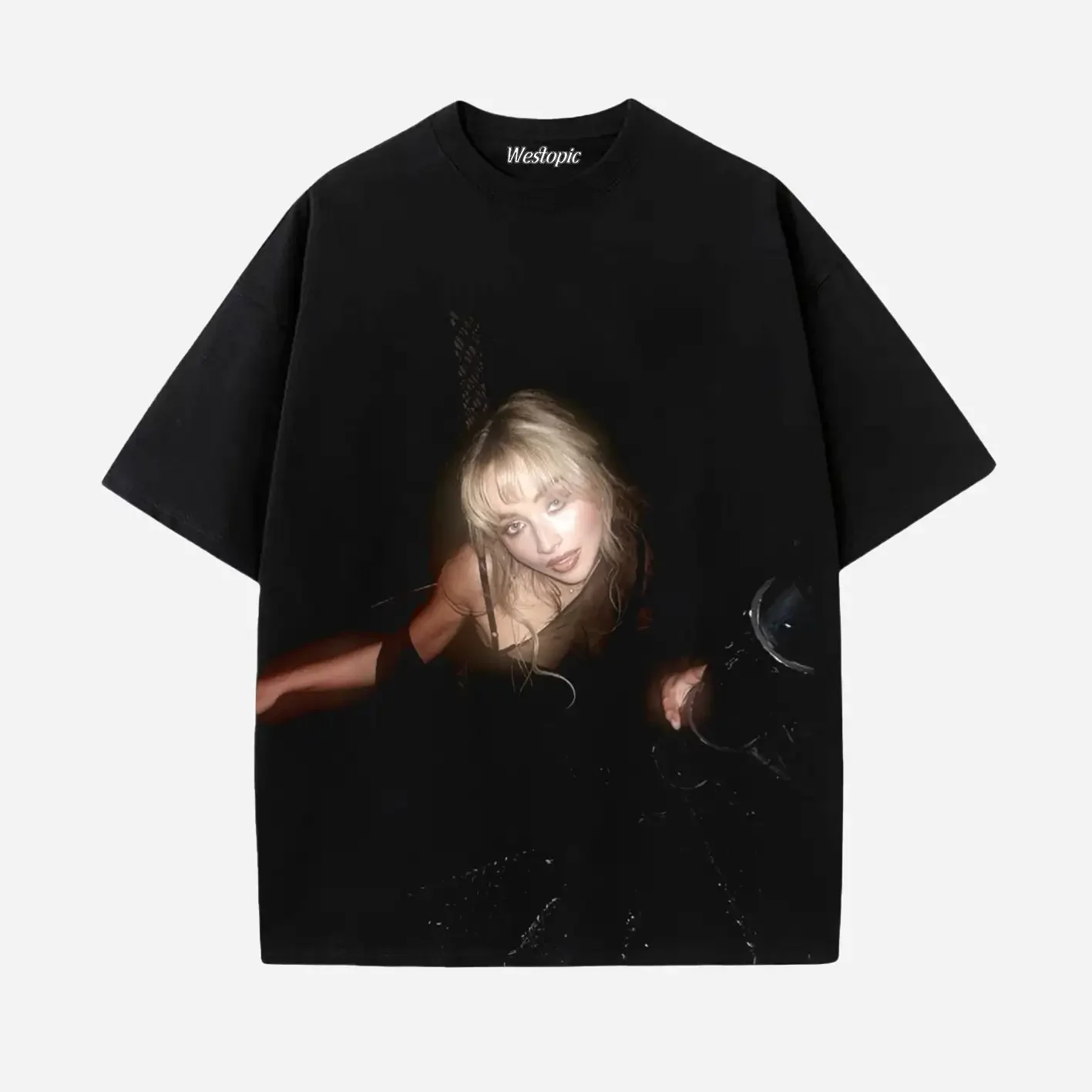 SABRINA CARPENTER T-Shirt 2025, Sommer, heißer Verkauf, lässig, übergroßes Baumwoll-T-Shirt, High Street Hip-Hop-Herren-T-Shirt, Straße, Y2K