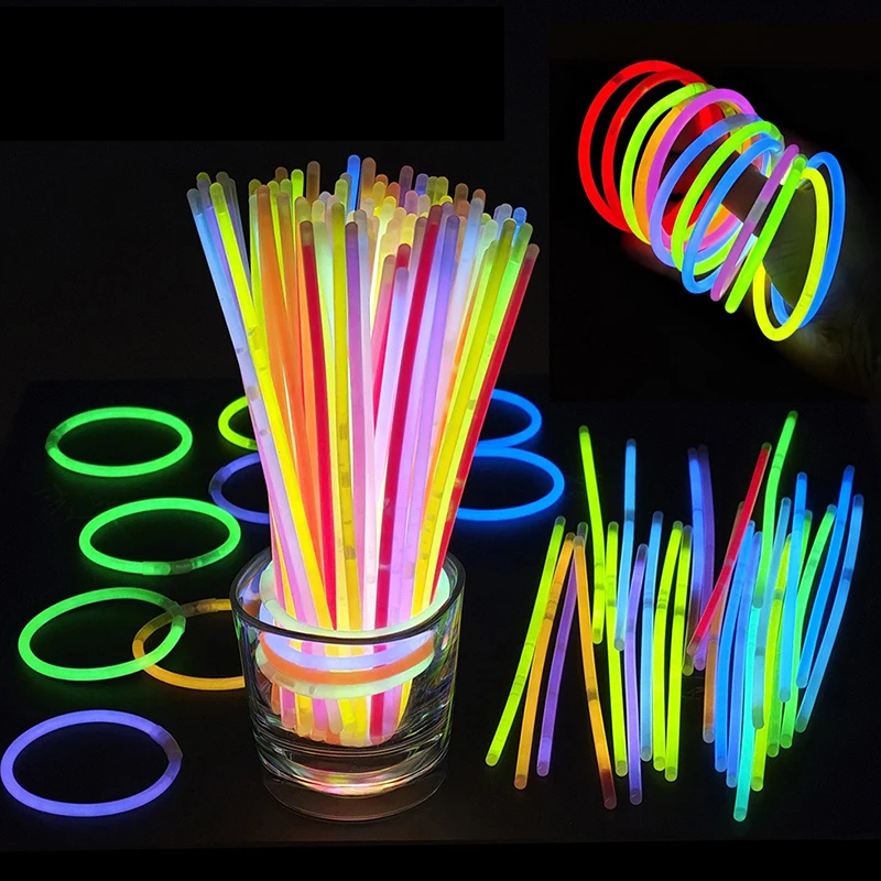 10/20/30PCS Glow Stick Fluoreszenz Stick Nacht Glow Bühne Zeigen Fluoreszierende Jubeln Prop Festival Geburtstag Party dekoration ZYF Image
