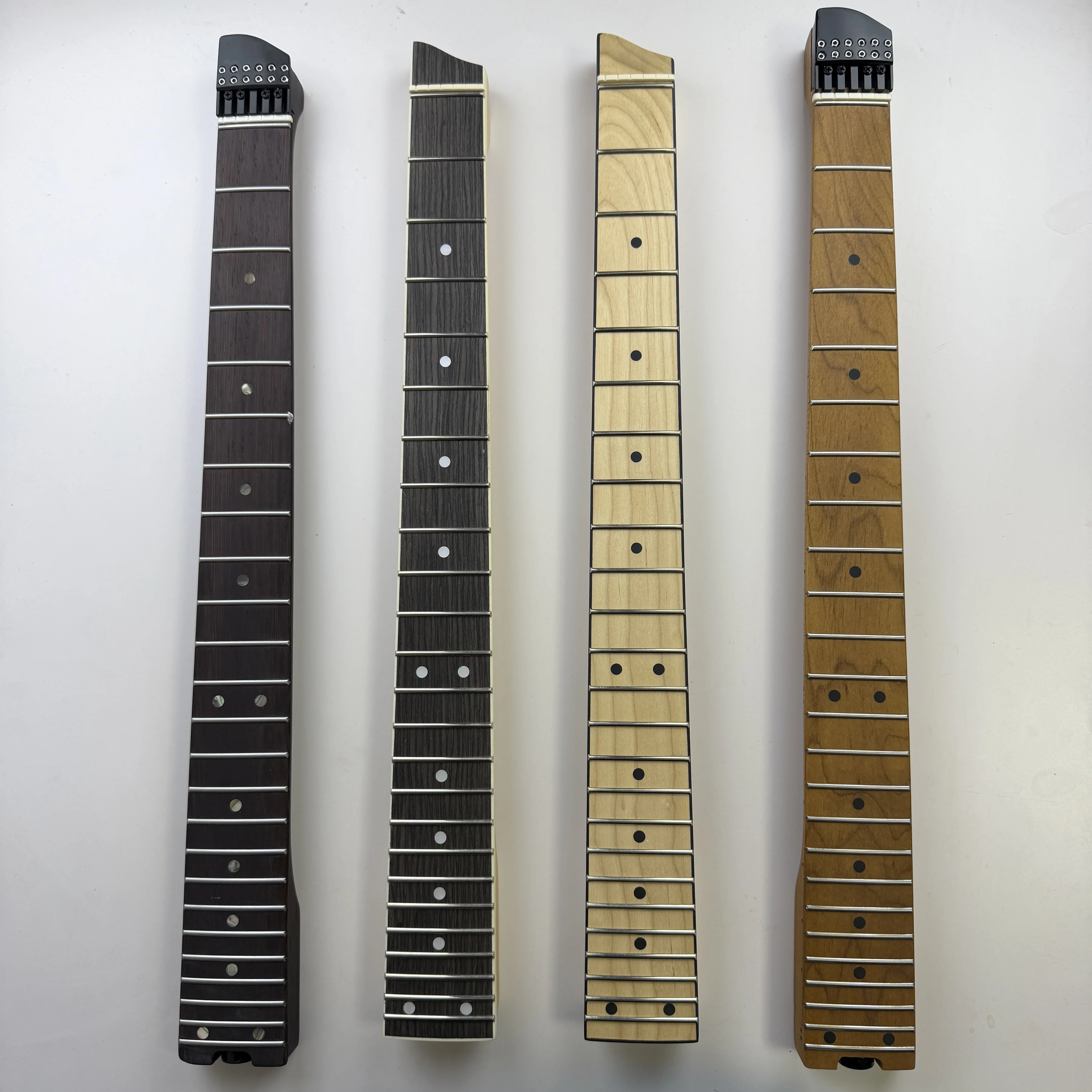 E-Gitarren-Ersatzhals, kopfloser Hals, gerösteter Ahorn und normale Ahorn-Optionen für den individuellen Gitarrenbau Image