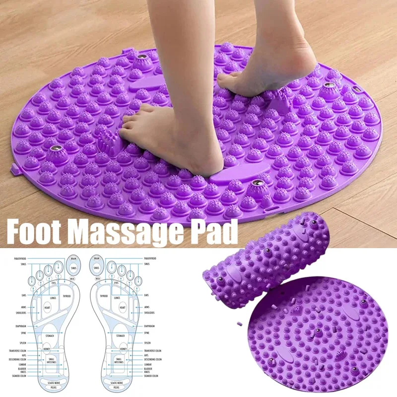 Akupressur Matte Fuß Massage Pad Gesundheit Spaziergang Druck Bord Fuß Yoga Training Zubehör Fuß Yoga Massage Akupressur Boards