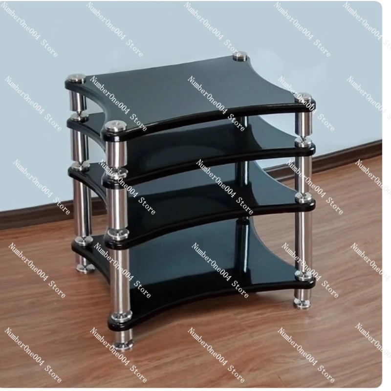 Für komplettes Set HiFi Rack Verstärker Audio Racks Schrank Ausrüstung Rahmen Regal Stoßdämpfer Isolator Füße Spikes Unterstützung