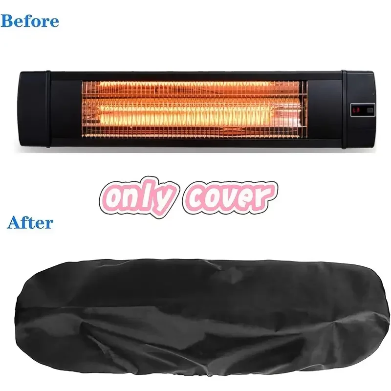 Terrassendeck, wandmontierte Heizungsabdeckung, Deck, Schutz für elektrische Heizung, elektrische Infrarot-Heizung, nur Abdeckung