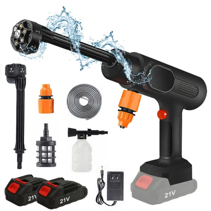6 in 1 Hochdruck 95Bar Waschmaschine Wasserpistole für Auto Haus Garten Reinigung Waschmaschine Spritzpistole für Makita 18V Batterie