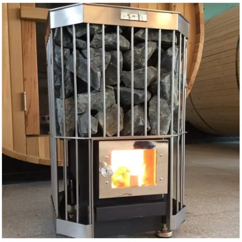 Robuster Saunaofen mit Holzverbrennung Image