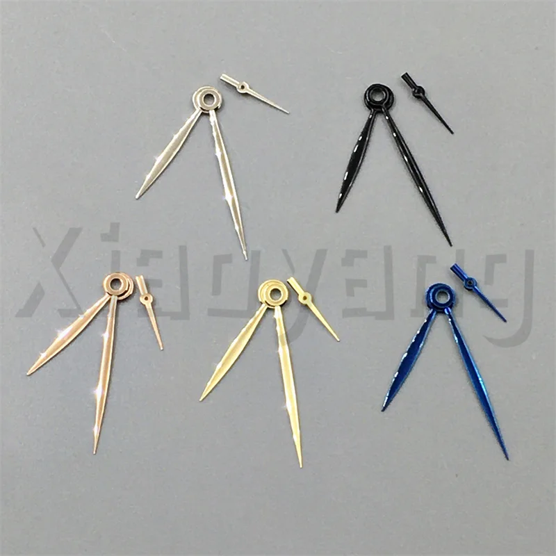 Schwarz, Silber, Gold, Blau, Roségold, Zeiger, passend für ETA 6497 6498 ST3600/ST3620 Uhrwerk, Handaufzug, Herrengehäuse Image