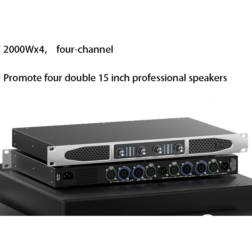 Digitalverstärker Hochleistungs-Profi-Zwei- und Vierkanal-Audioverstärker KTV Home Stage Audio Pure Rear Stage Image