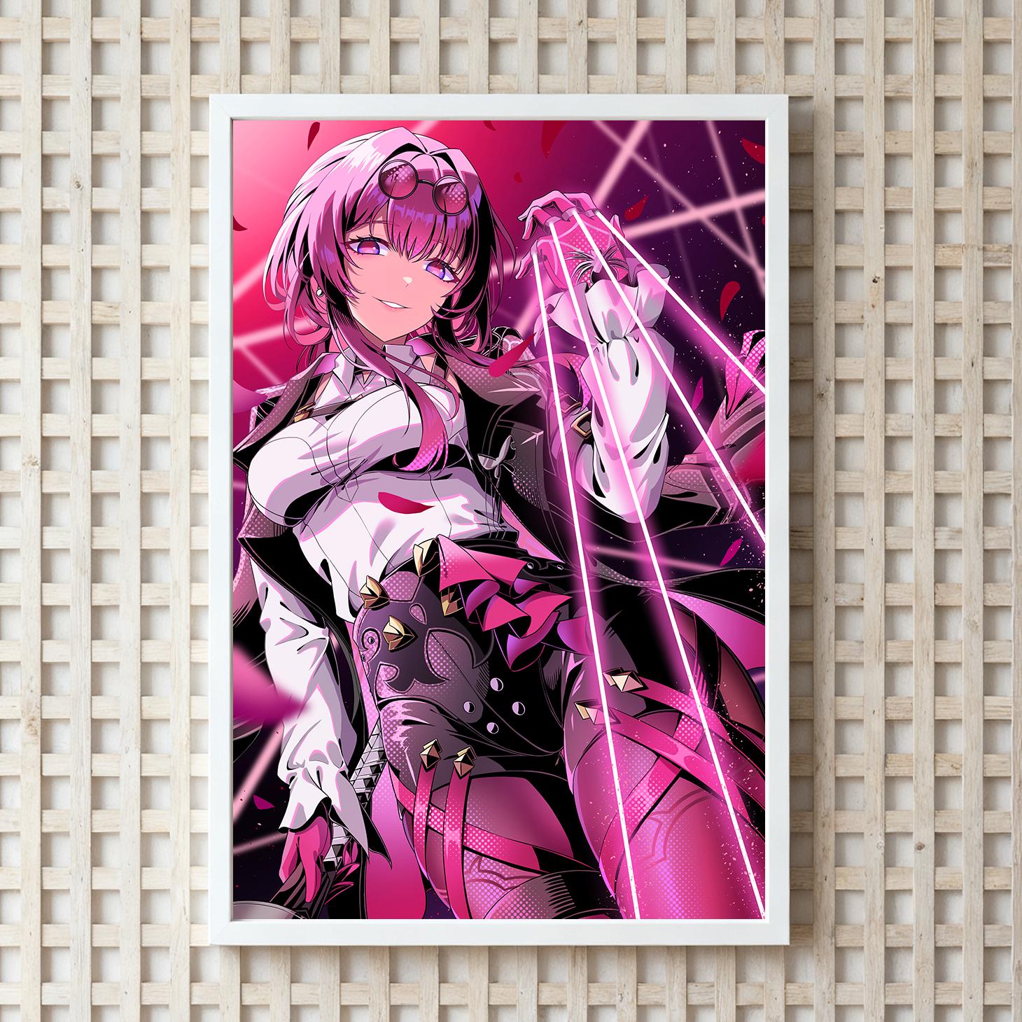 Poster Kafka Honkai Star Rail, tela impermeabile, senza cornice