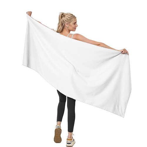 Übergroßes, schnelltrocknendes Mikrofaserhandtuch mit Magnetverschluss, super saugfähig und sandabweisend, perfekt für Strand, Pool, Reisen, Fitnessstudio und Camping Image