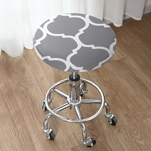 moderner geometrischer Bürostuhl Stuhlhussen, elastische Polyester-Überzüge für Homeoffice, Studentenzimmer, Wohnung kreative Arbeitsplatzgestaltung Image