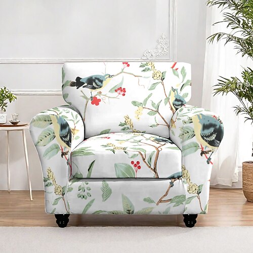Sessel-Sofabezug, elastischer Stretch-Überzug für Einzelsessel, rutschfest, staubdicht, schützender Sofabezug für den Wohnbereich Image