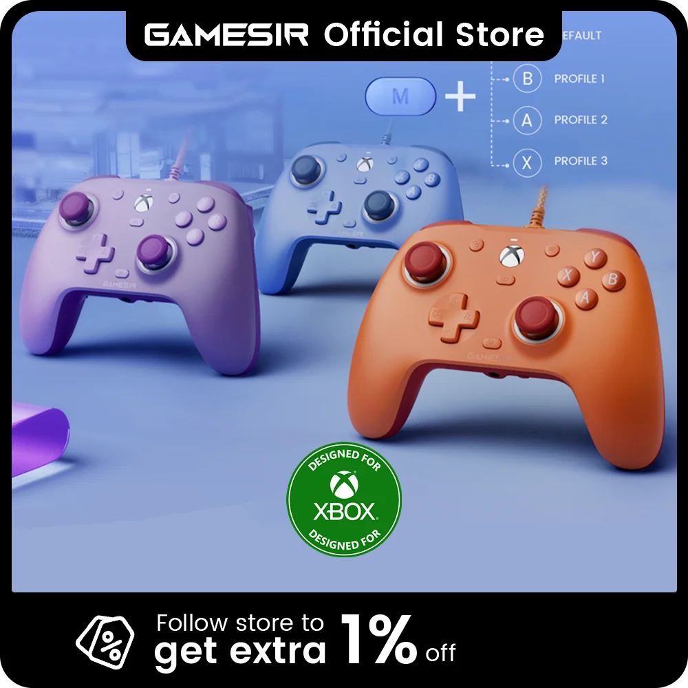 GameSir G7 SE Xbox Wired Gamepad Game Controller für Xbox Series X, Xbox Series S, Xbox One, Hall Effect Joystick PC Image
