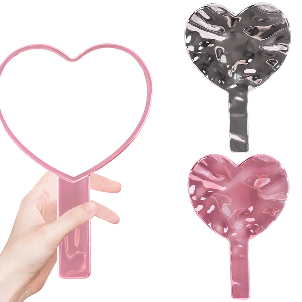 Miroir de maquillage à main, galvanoplastie, outil d