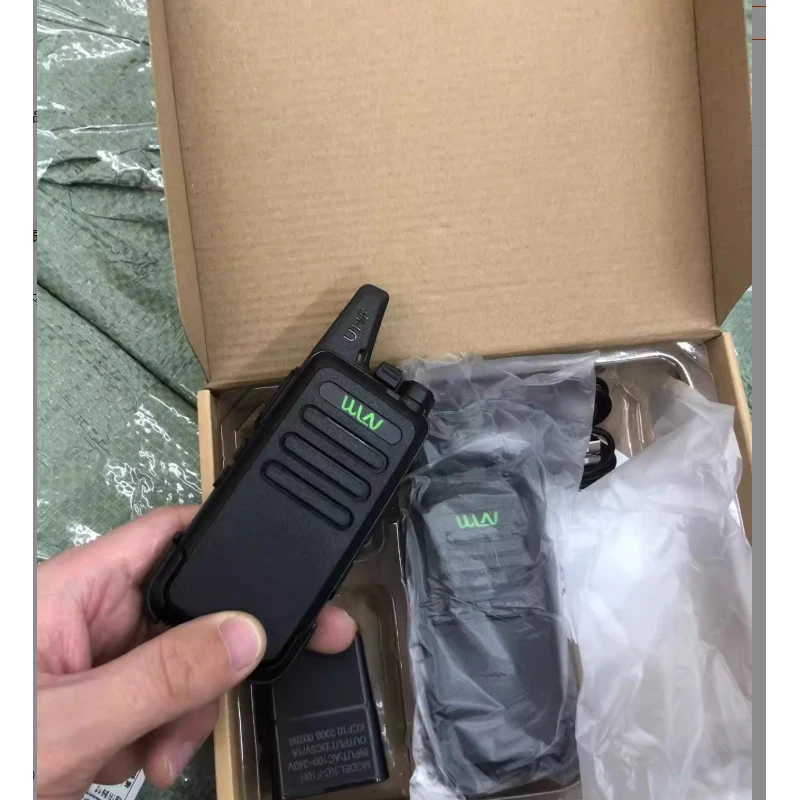 Mini Walkie Talkie Rauschunterdrückung Drahtlose Kopierfrequenz 400-470 MHz Typ-C Ladegerät 5000 m Entfernung Zwei-Wege-Radio Jagd Talkie Image