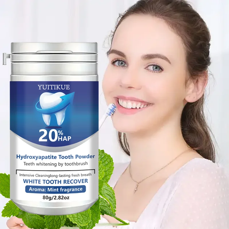 YUITIKUE 20 % HAP Hydroxyapatit-Zahnpasta – Zahnaufhellungsminze, frischer Atem, intensive Reinigungszahnpasta Image