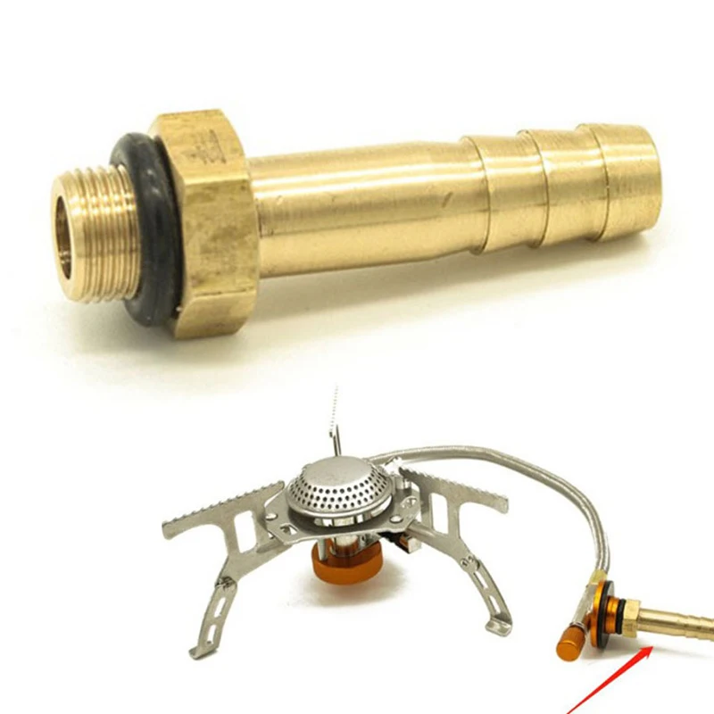 Für Tragbare Gasherd Outdoor Camping Herd Gas Tank Adapter LPG Zylinder Schaltventil Anschluss Image