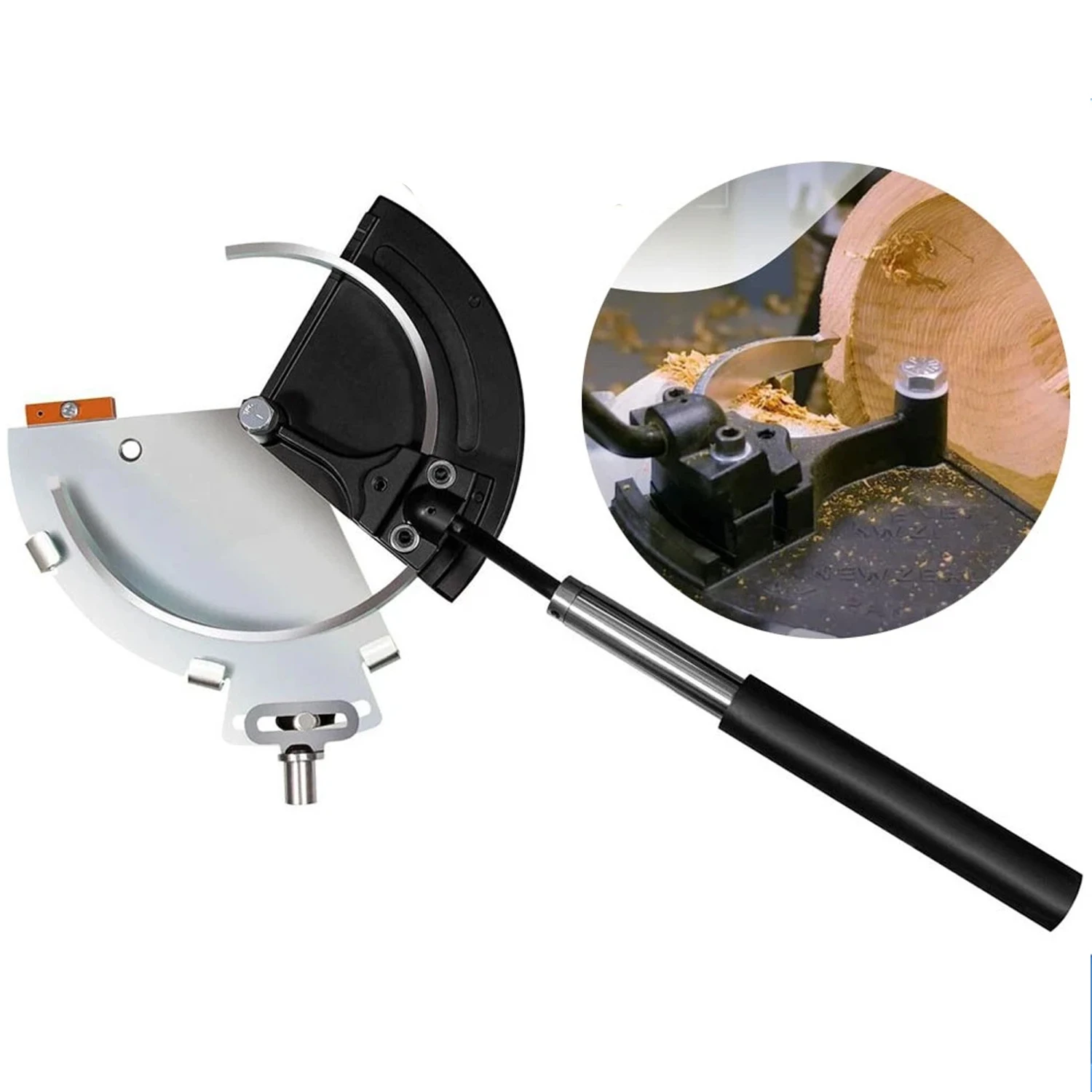 Bowlsaver Komplettes Entkernsystem für Drechselmaschinen | 2 hochfeste Klingen | Kernschalenrohlinge 3" bis 12" | 1 PS+ Drehmaschinen Image