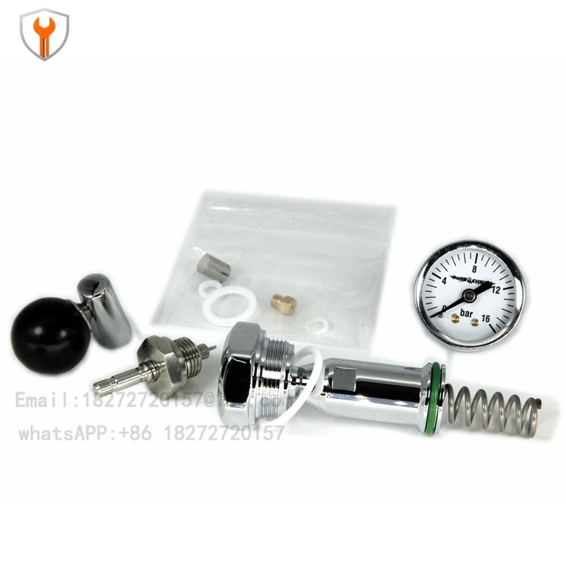 E61 Kaffeemaschine Variabler Druck Nadel Durchflussbegrenzung Besichtung des Ventilhebel-Manometers Rocket Aibo Image