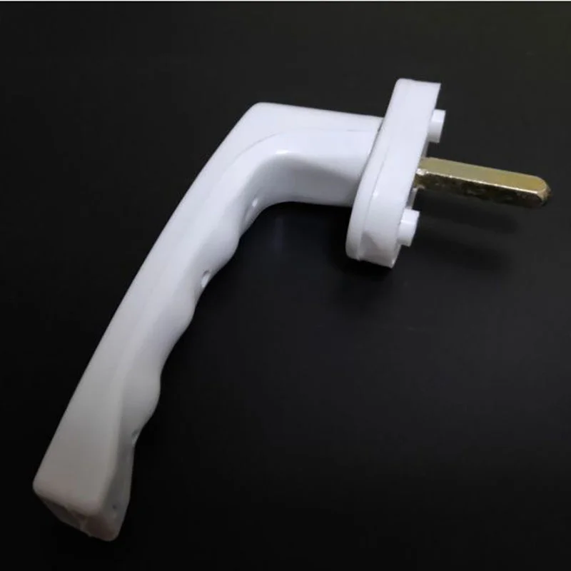 Robuster Fenstergriff aus legiertem Kunststoff und Stahl, weiße Tür- und Fensterschlösser, Schiebefenster, rutschfester Griff, Wohnaccessoires Image