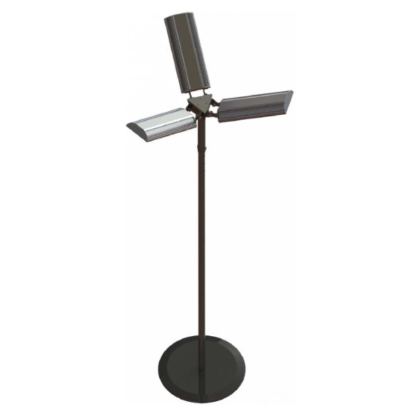 KRS IR FLOOR 2PY Doppel-Infrarotlampe mit Bodenständer – Kurzwellenstrahlung – Leistung 2 x 1500 W – Spannung 230 V Image