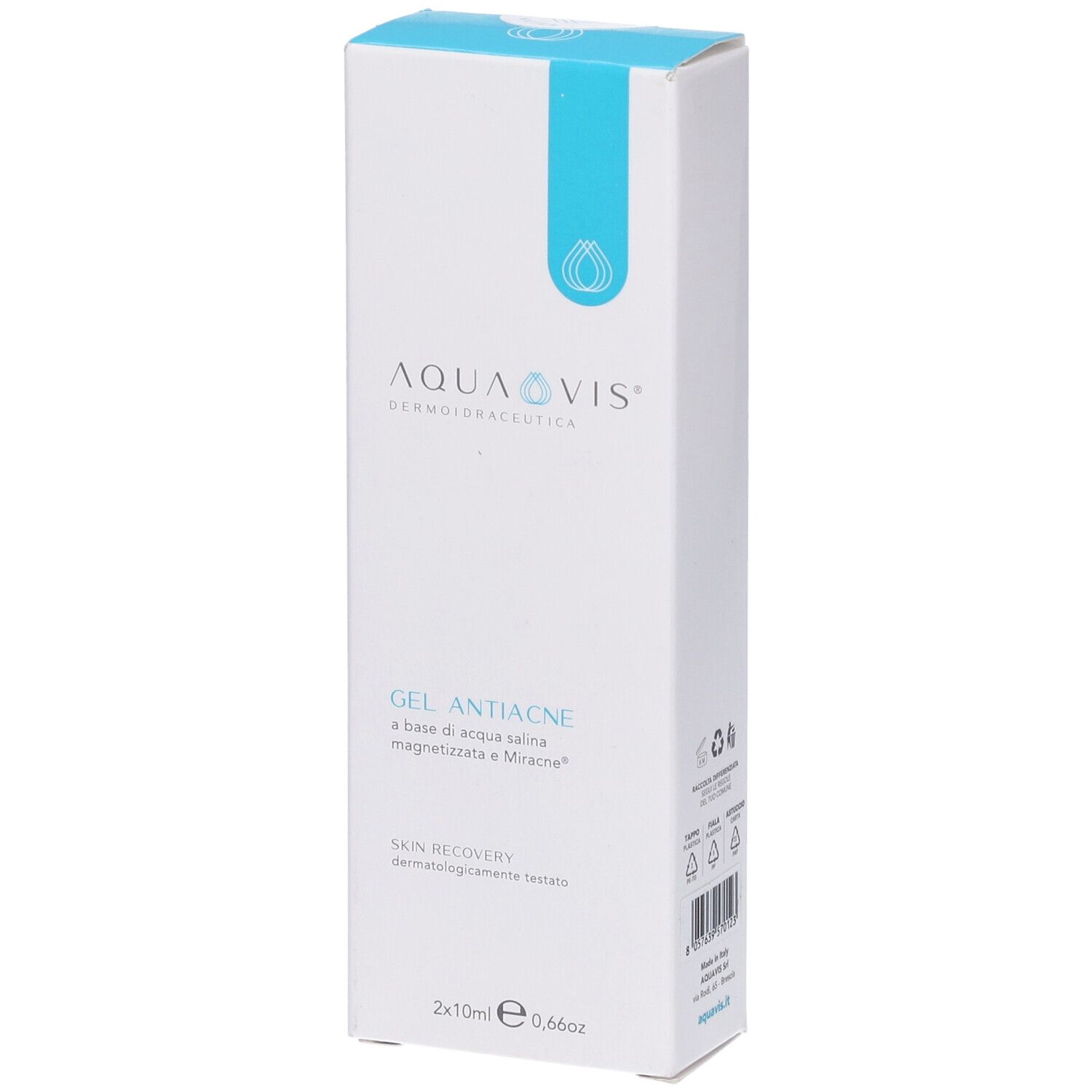 Aquavis Gel Antiacne 2 Flaconcini Da 10 ml 2x10