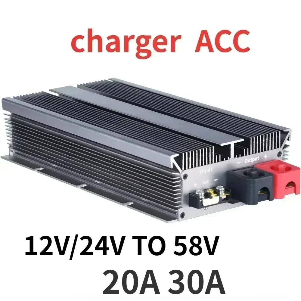 12 V/24 V auf 58 V 48 V 20 A 30 A Lifepo4 Lithium-Batterie-Ladegerät Boost-Aufwärtsmodul-Konverter 24 Volt auf 48 Volt für Automobile CE Image