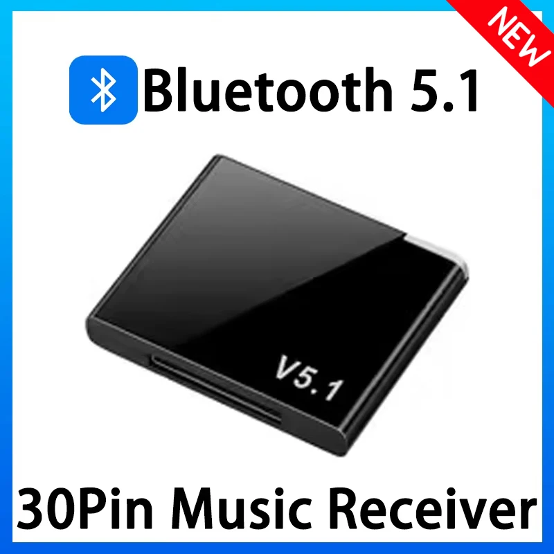 30Pin Bluetooth 5,4 5,1 Musik Empfänger A2DP/AVRCP Mini Wireless Audio Adapter Für IPhone IPod 30 PIN Analog lautsprecher HIFI Stereo Image
