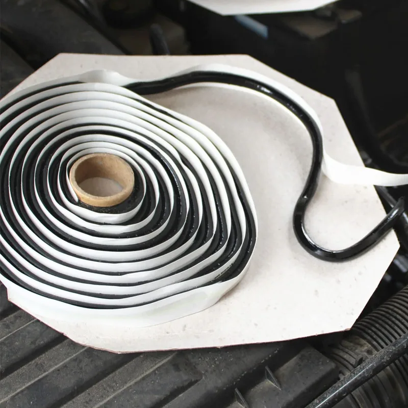 9mm * 4m Nuovo Auto Faro Sigillante Nastro Butilico Nastro Sigillante Accessori Auto Universali Nastro di Tenuta Fari Fanali Posteriori 1 pz