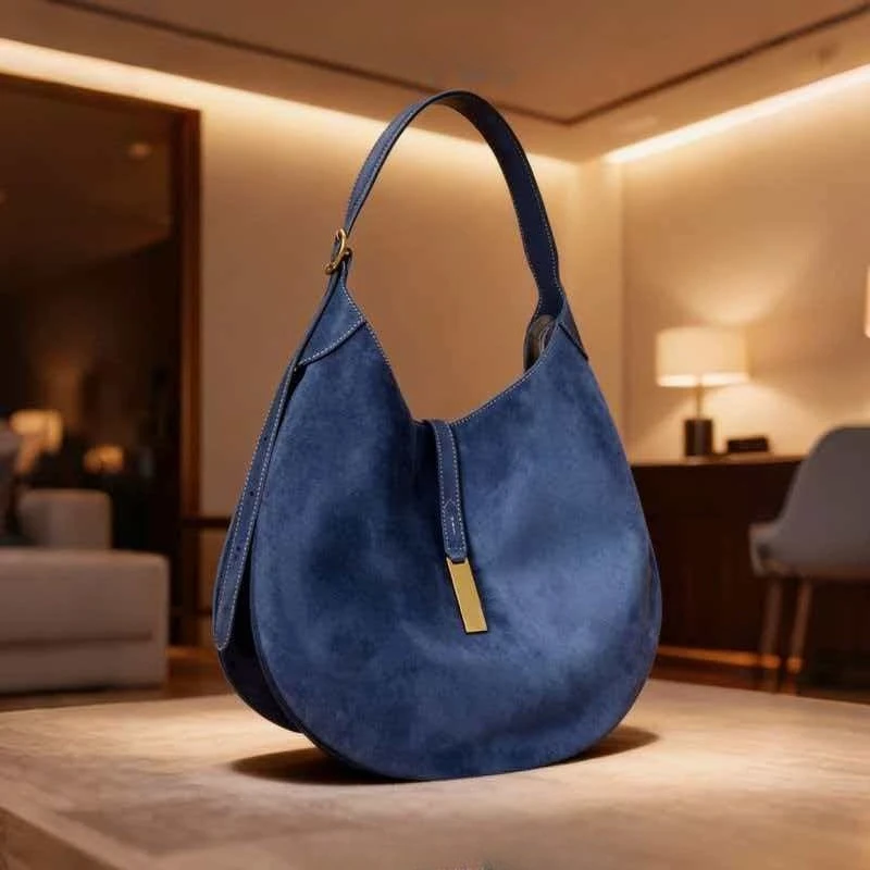 Nuova borsa a tracolla da donna vintage in pelle scamosciata Borse da donna di lusso Borsa da donna di grande capacità Tote sotto le ascelle Borsa tote di grande capacità
