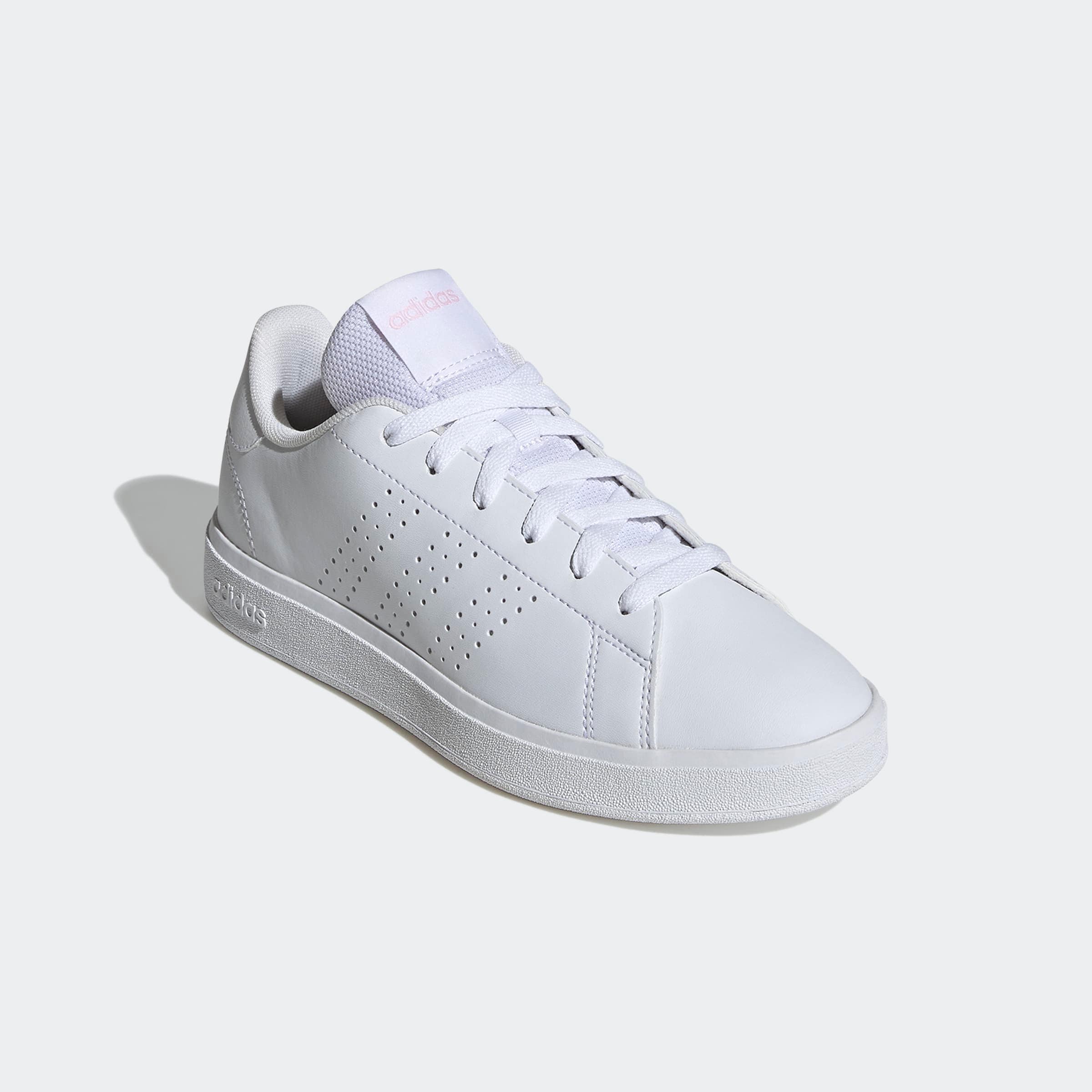 Sneaker ADIDAS SPORTSWEAR, Damen, Gr. 37, ftwwht, ftwwht, clpink, Synthetik, Textil, Schuhe Sneaker, inspiriert vom Design des adidas stan smith