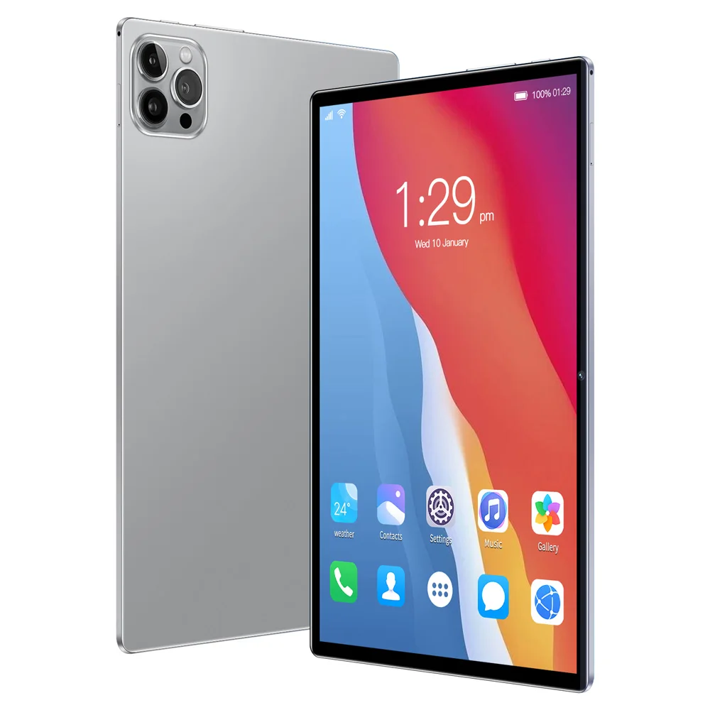 10,1 Zoll Android 11 Tablet 4GB+64GB Octa-Core-Prozessor 5000mAh Akku 1280x800 IPS FHD Touchscreen 2MP+5MP Kamera, Bluetooth Image