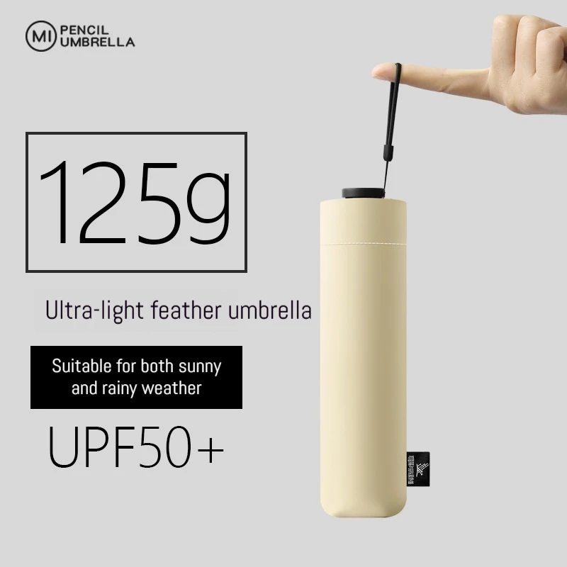 125 g tragbarer Lötsonnenschutz im japanischen Stil, UV-Schutz, Wetterbeständigkeit, manueller Regenschirm Image