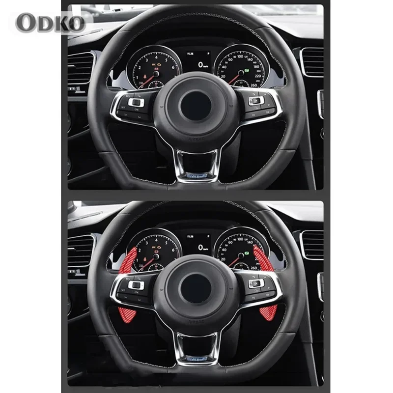 Für Volkswagen GOLF7 Scirocco Passat Jetta Auto Lenkrad Hinten Shift Paddle Auto Shift Ausrüstung Halbautomatische Kupplung Image