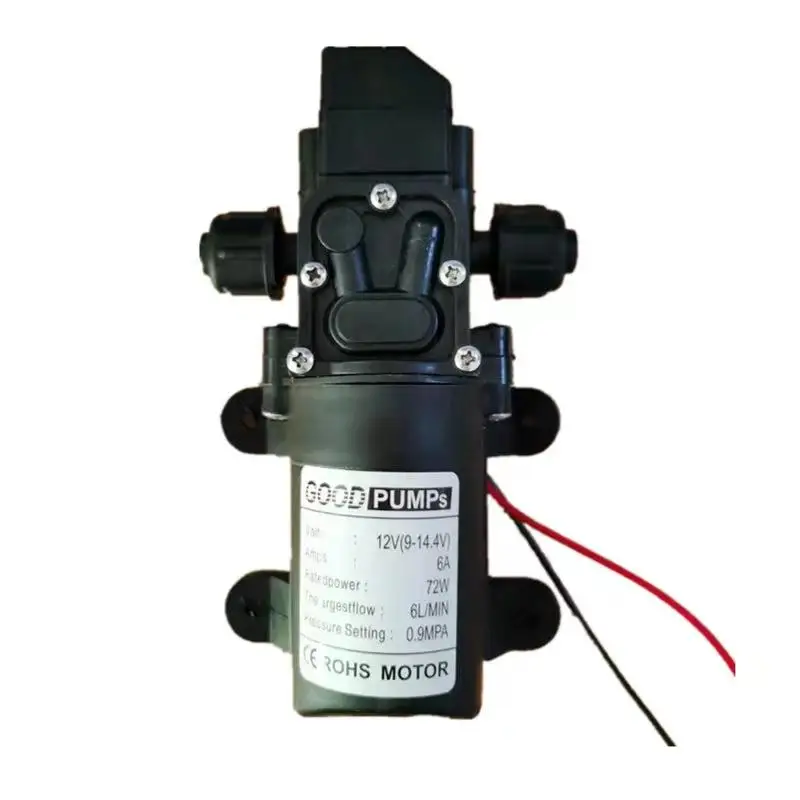 DC 12V Pompa acqua a membrana ad alta pressione Mini pompa booster multifunzionale per lavatrice ad acqua Irrigazione agricola