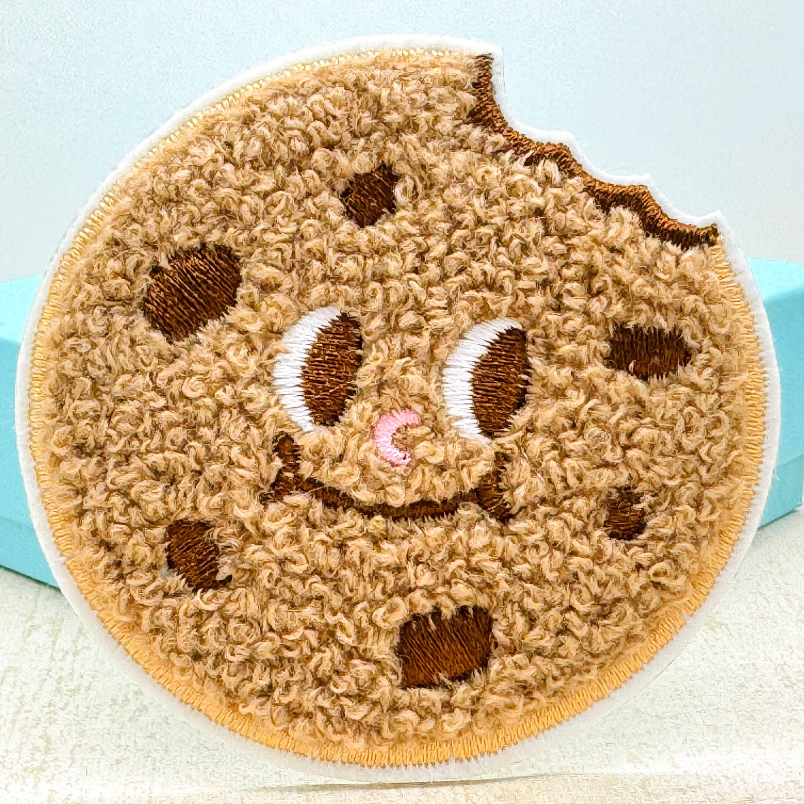 Toppa per biscotti, 3,2 pollici, toppa per pizza carina, toppa per biscotti, toppa per popcorn, toppa per sandwich, toppa per patatine fritte, toppa p