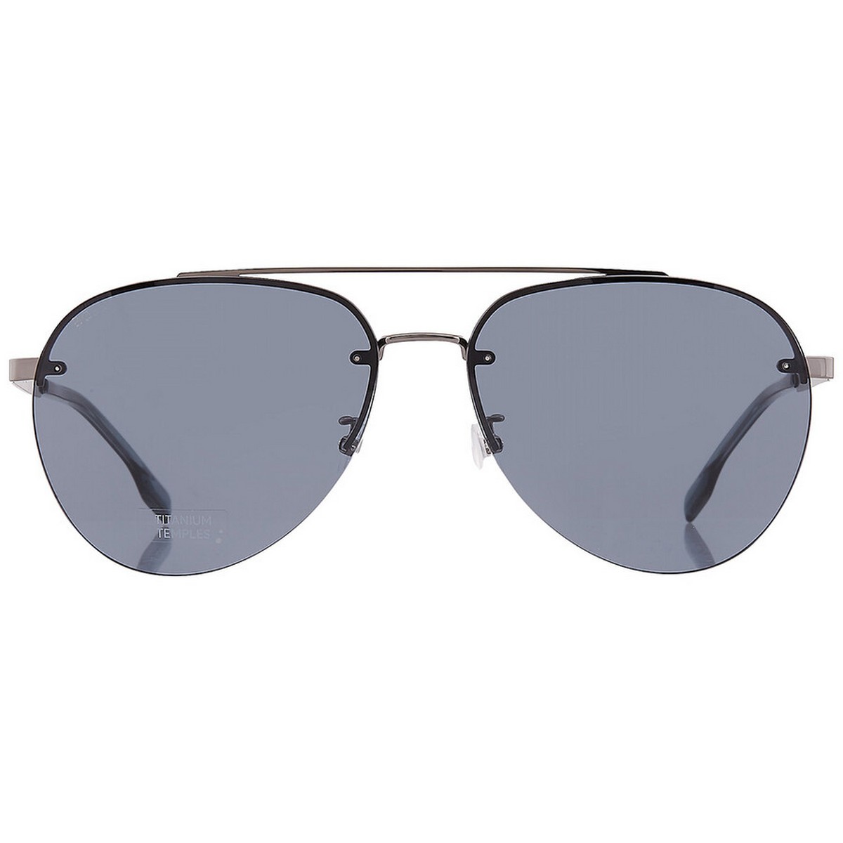 Hugo Boss - "1537/F/SK 06LB IR" Sonnenbrille für Herren (Dunkles Ruthenium/Grau) Image