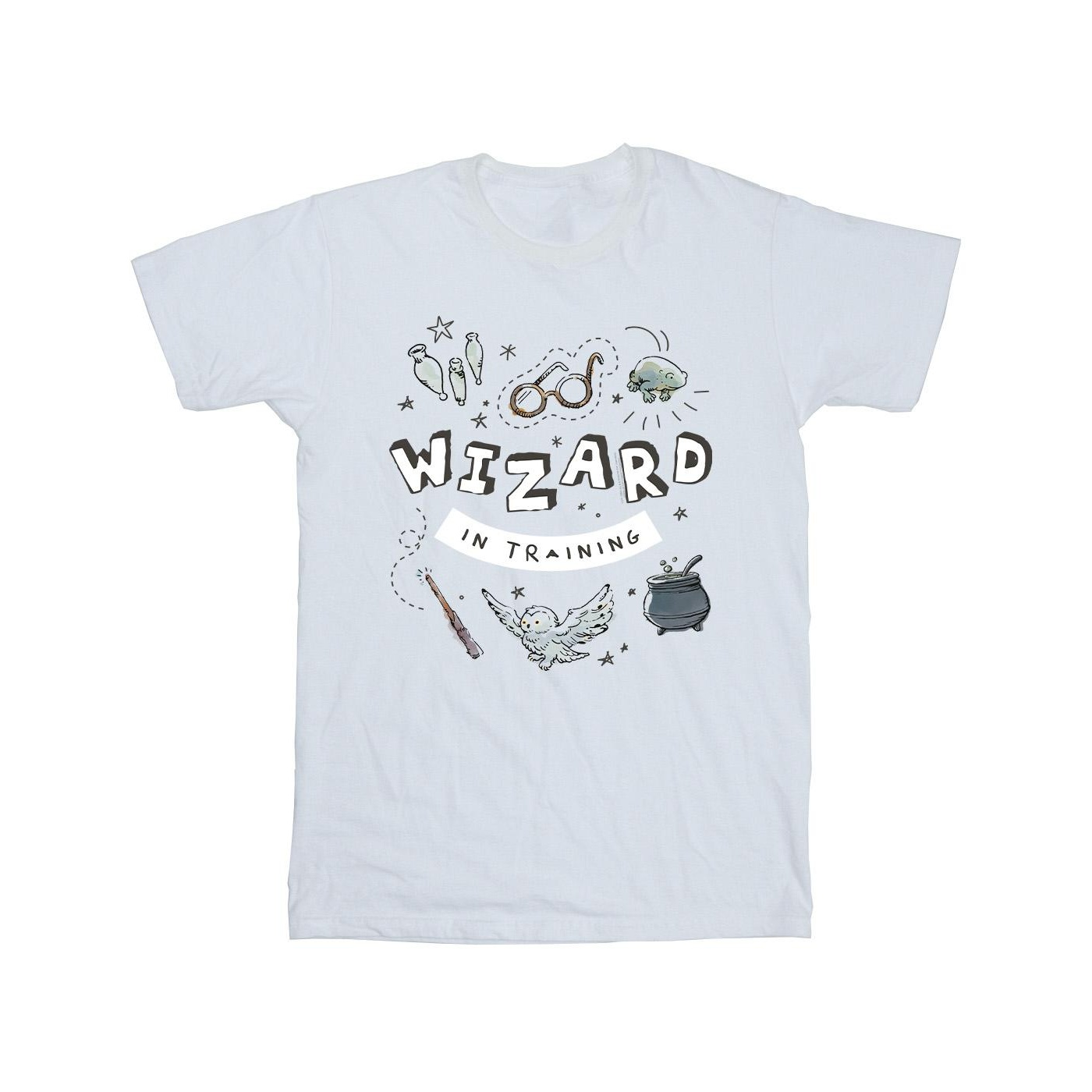 Harry Potter - "Wizard In Training" T-Shirt für Jungen (Weiß) Image