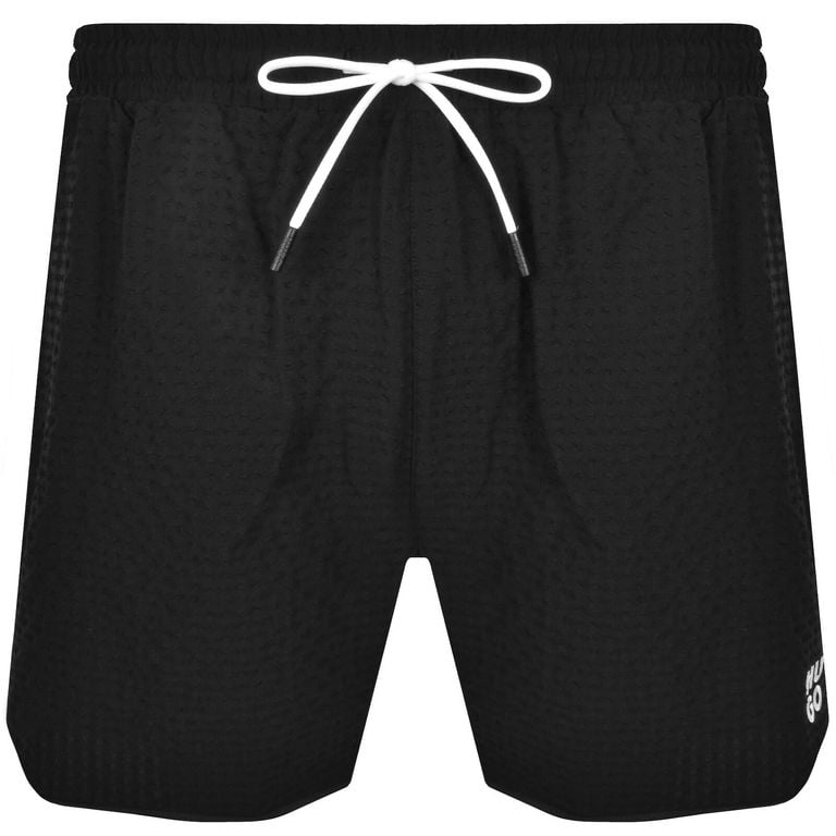 Chaffle Swim Shorts - Black - HUGO Beachwear