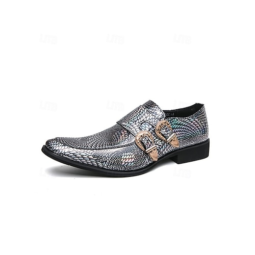 Goldene Herren-Slipper aus Lackleder mit Doppelmonk-Riemen – luxuriöses Schuhwerk für formelle Abendessen, besondere Anlässe und Hochzeiten Image