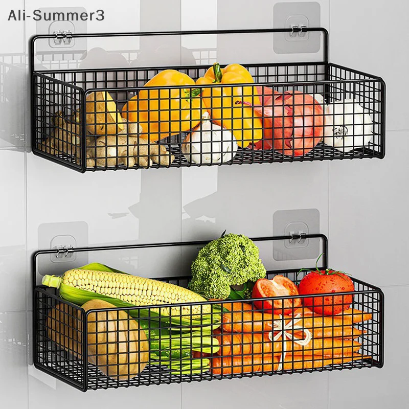 Organisateur de salle de bain multifonctionnel, organisateur de produits de toilette, étagère de salle de bain sans poinçon, support de rangement mural pour salle de bain et cuisine