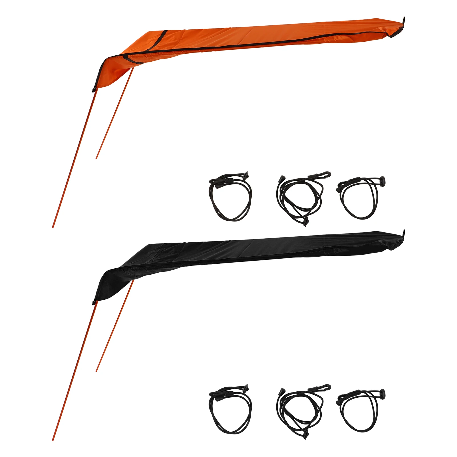 Kajak Sonnenschutz Markise Kajak Sonnenschutz Baldachin Korrosions beständigkeit einfach zu installieren wasserdichte Ripstop tragbar für Kajak Markise Image