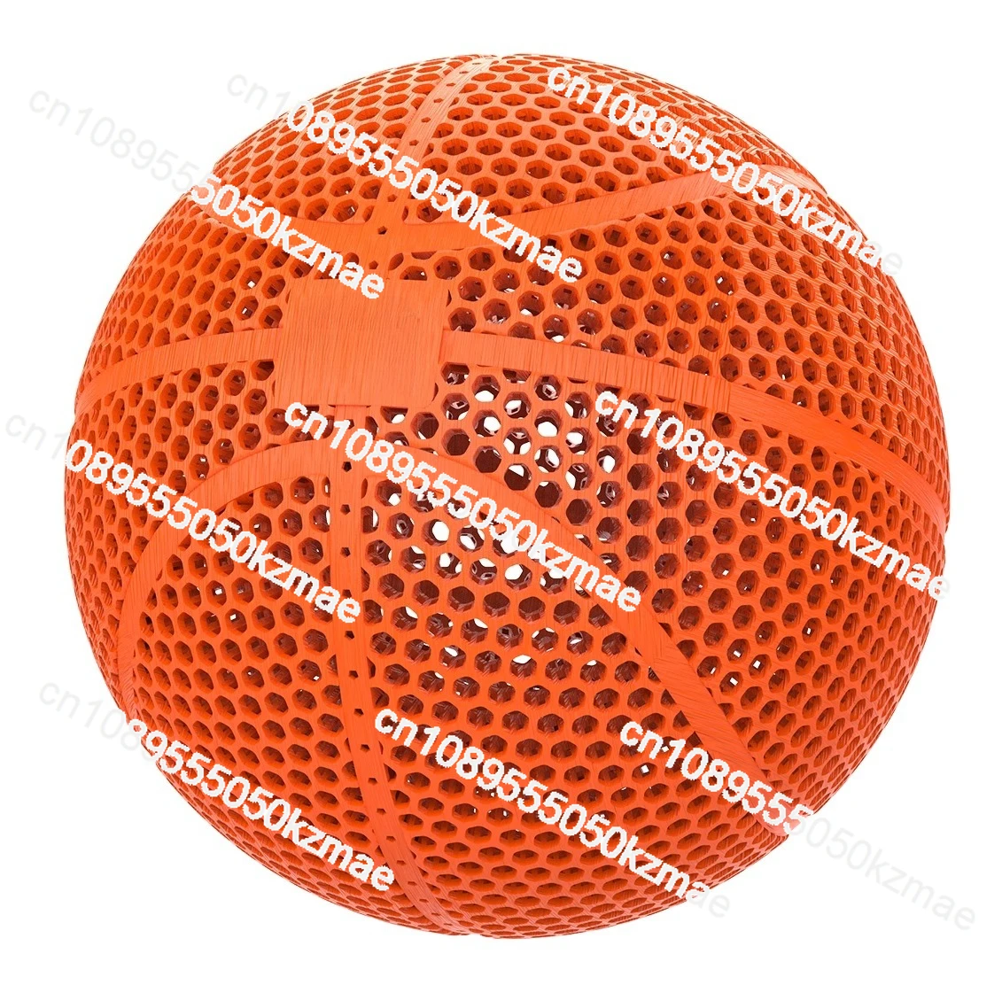 Airless 3D-gedruckter Basketball PLA-HR 1,75 mm, Rauschunterdrückungsball in mehreren Größen als Kindergeburtstagsgeschenk Image