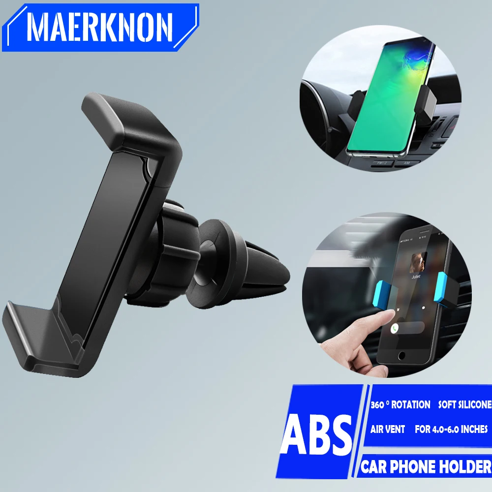 Supporto per telefono per auto Supporto per clip per presa d'aria per telefono cellulare universale per auto Supporto per telefono cellulare Supporto per GPS Supporto per auto per smartphone