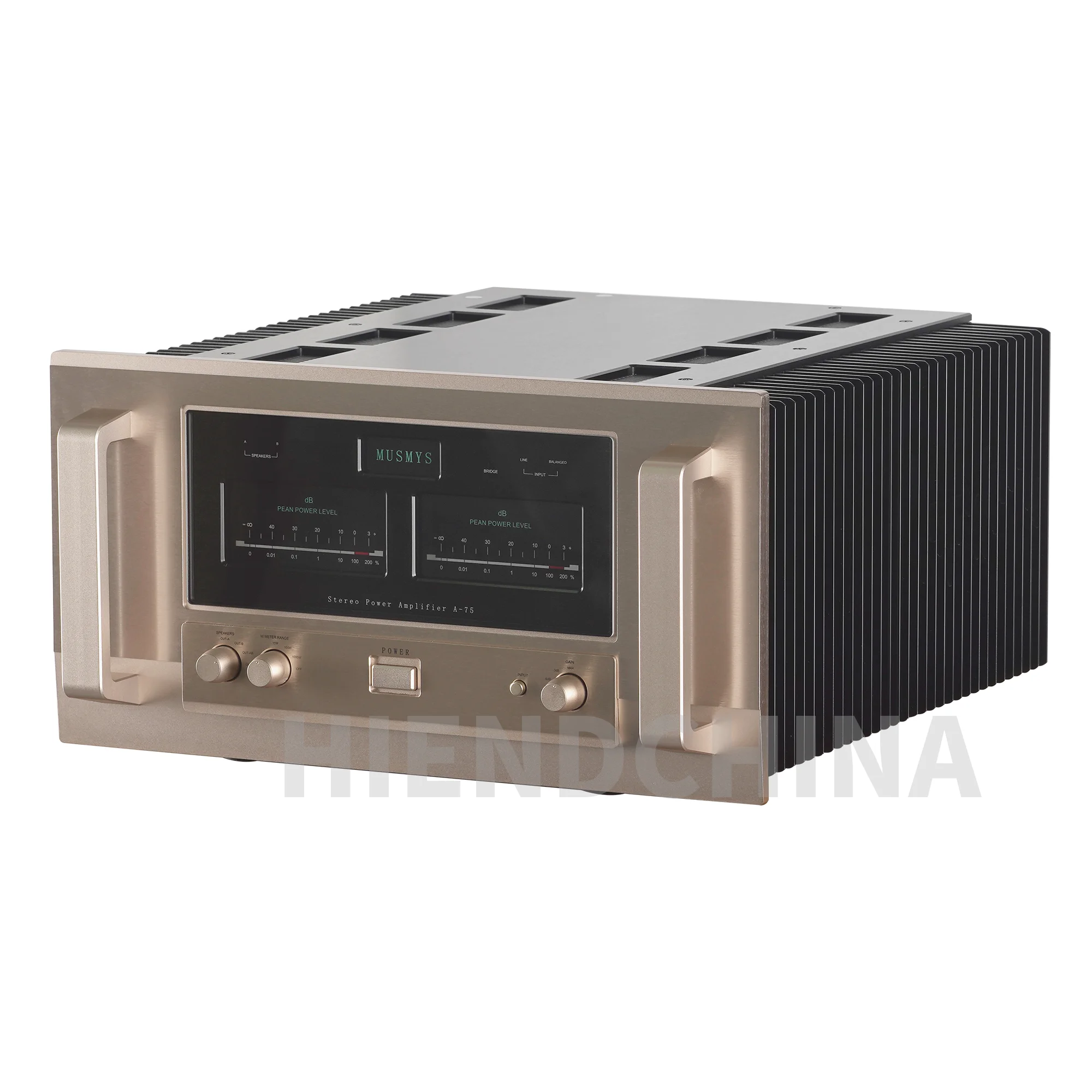 YU-06 MUSMYS Klon-Studienverstärker A-75 Reiner Klasse-A-Leistungsverstärker Vollständig Symmetrisch/Stereo 960W/480W 1-8Ohm 110V/220V Image
