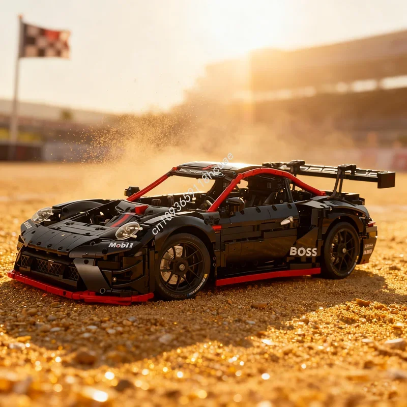 3511 stücke MOC Porscheed R Technische Modell Bausteine Weihnachten Geschenk Architektur Spielzeug Montieren Kreative Bildung Ziegel Kinder Image