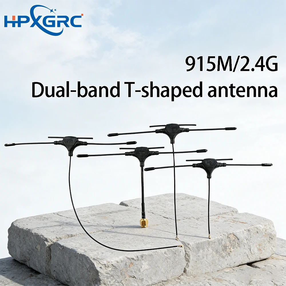 915 Mhz/2,4 G Dual-Band T Antenne 70/110/210 MM Länge Für ELRS Empfänger RC FPV Drone Teil Image