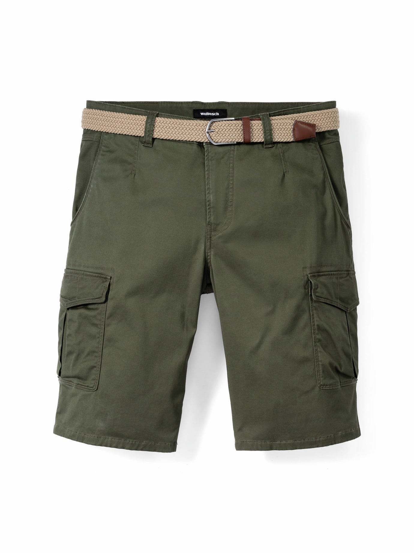 Extraglatt Gürtel Cargo-Bermudas Image