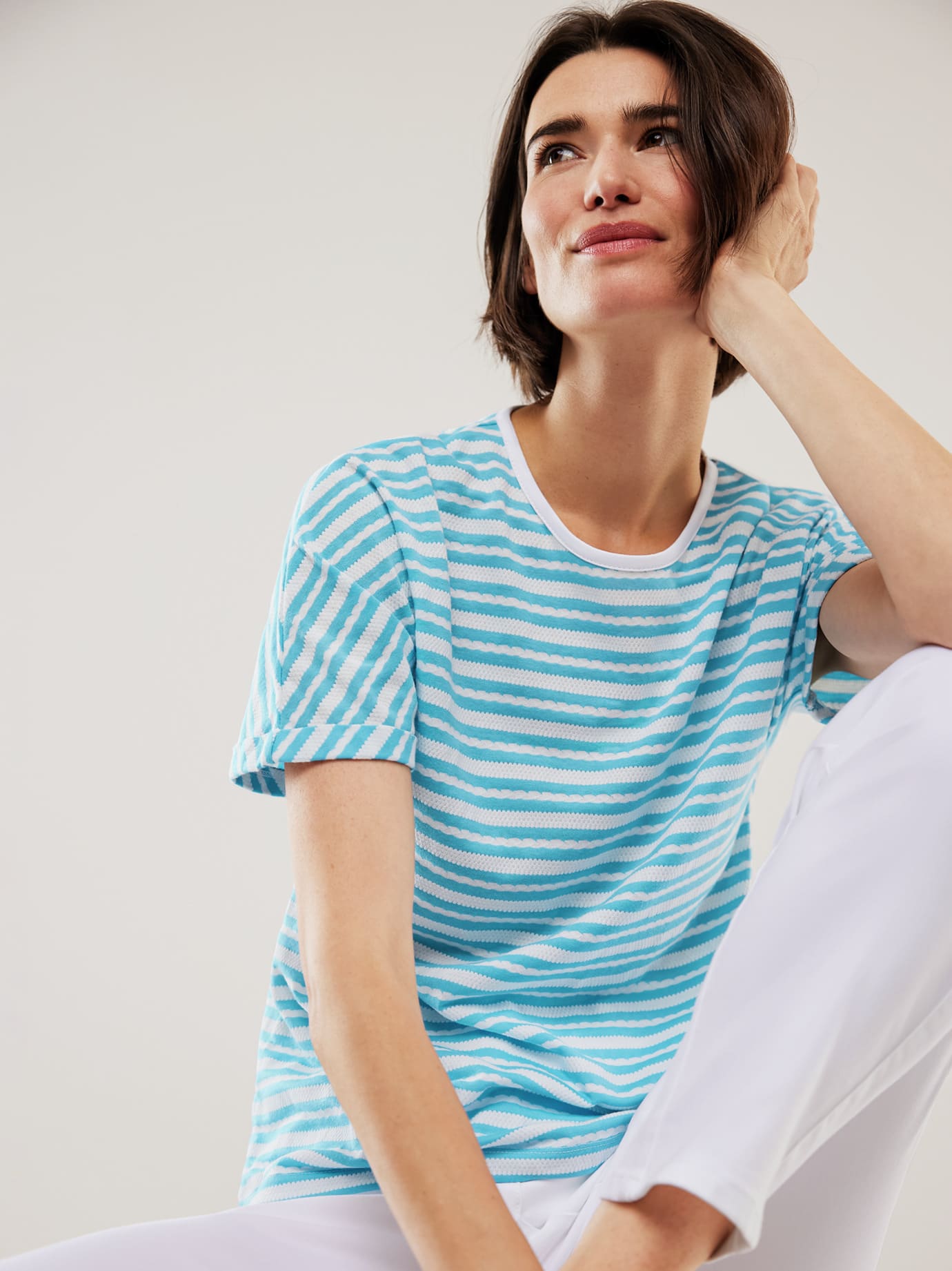 Kimonoshirt Ringelstruktur Image