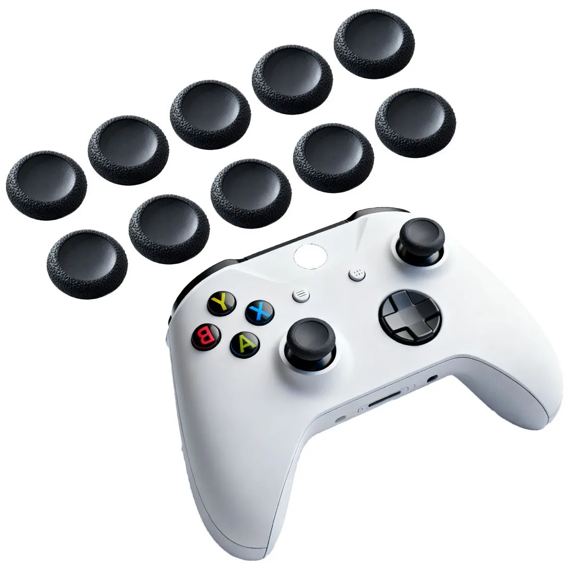 20pcs Controller Thumb Grip Caps for Xbox One/Xbox Series X Controller,Anti-Slip Joystick Cover, Non-Skid Silicone Stick Caps