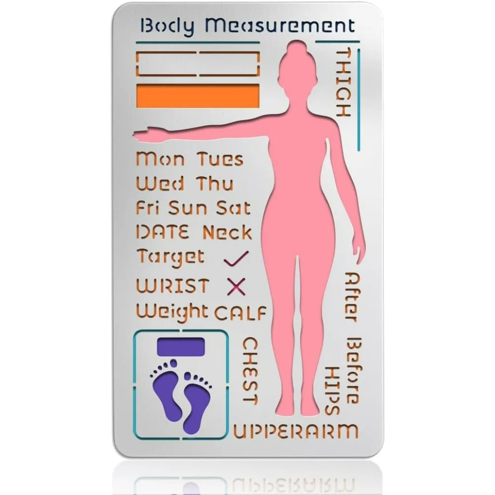 Holzverbrennende Metallkörper-Messvorlage, Edelstahl-Vorlagen für Planer, Scrapbooking, Gewohnheits-Tracker, wöchentliche Verteilung Image