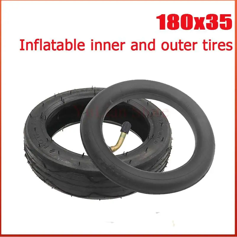 Gute Qualität 180x35 Innenrohr Außenreifen Vorderrad 7 Zoll Reifen für Kinderwagen Kinderauto Zubehör